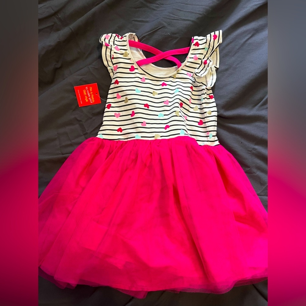 Size four heart dress BNWT
